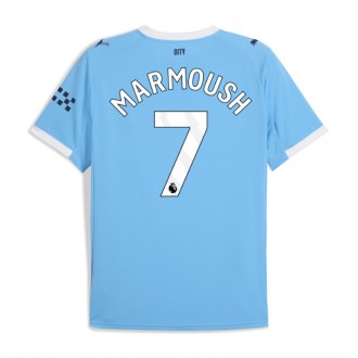 Manchester City Omar Marmoush #7 Hemmakläder 2025-26 Kortärmad Manchester City Omar Marmoush #7 Hemmakläder 2025-26 Kortärmad